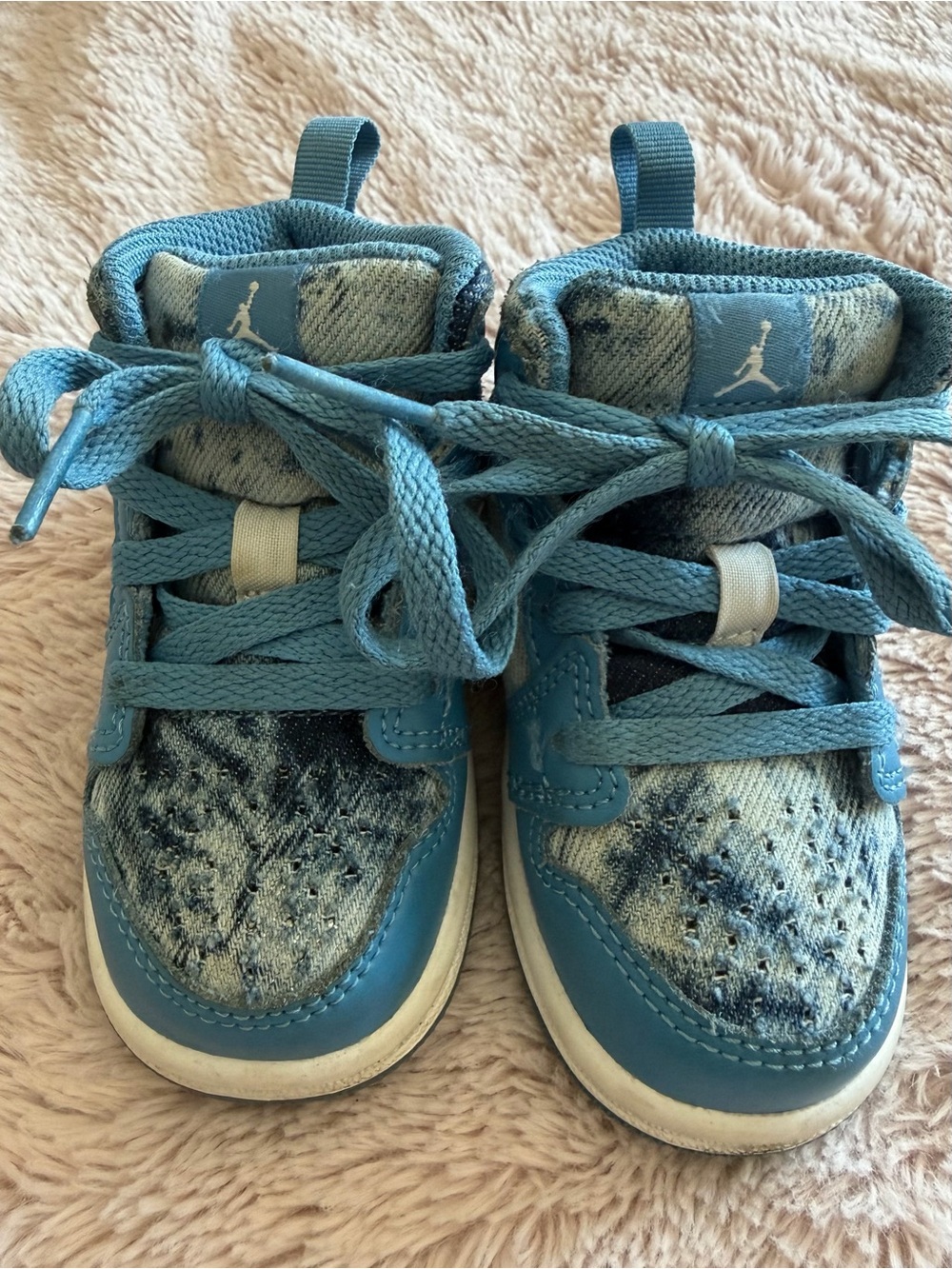 Jordan Baby Light Blue Sneakers